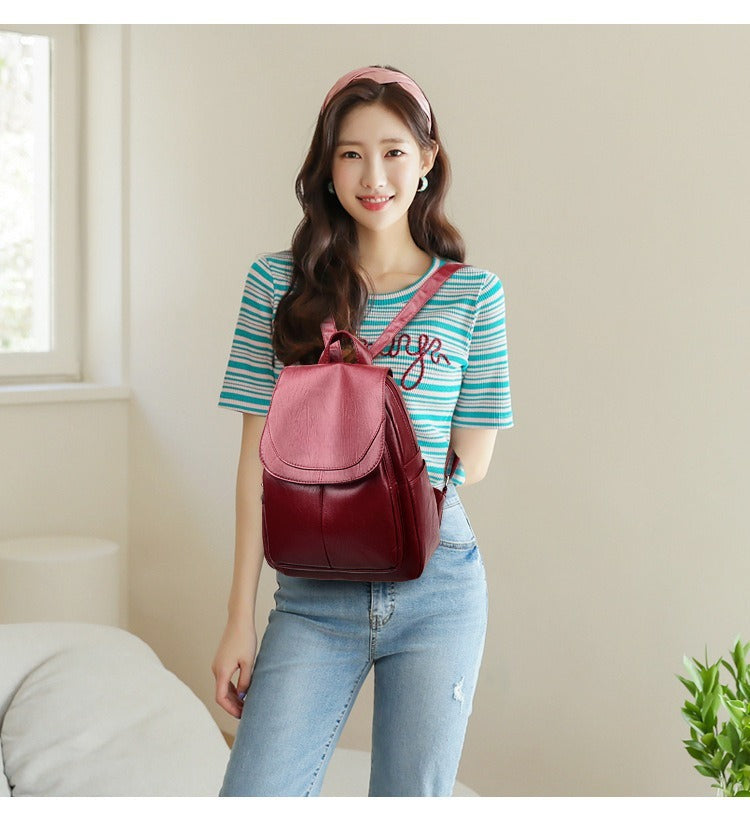 femme porte sac a dos femme en avant