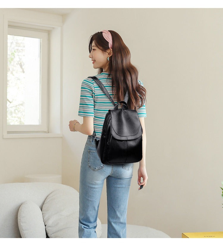 femme porte sac a dos femme noir