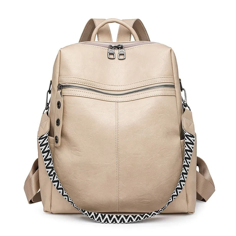 sac a dos femme blanc creme