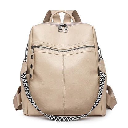 sac a dos femme blanc creme