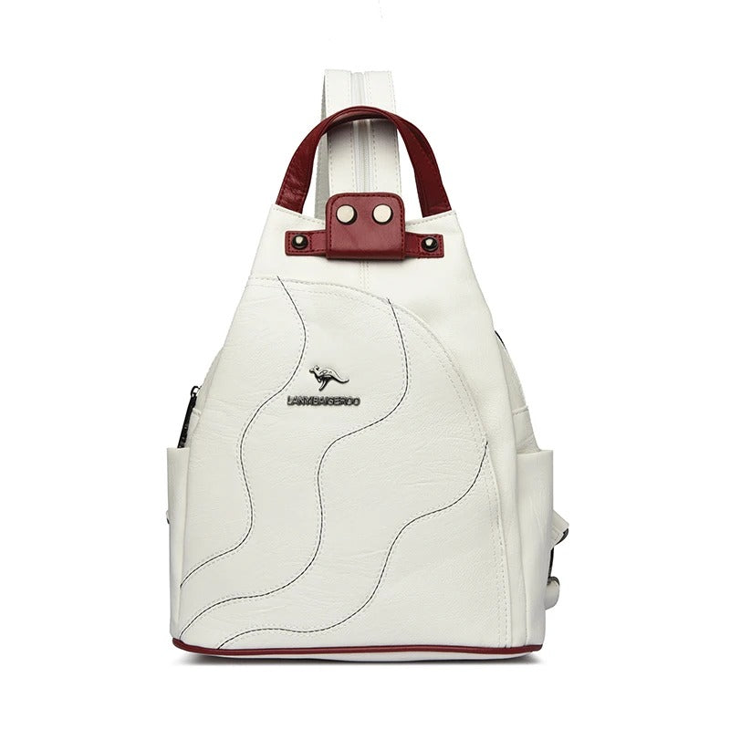 sac a dos femme blanc