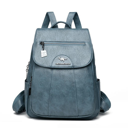 sac a dos femme bleu clair