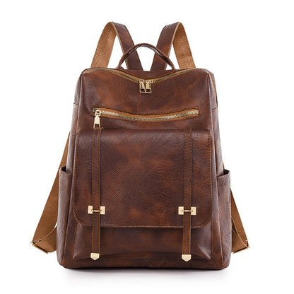 sac a dos femme couleur brun