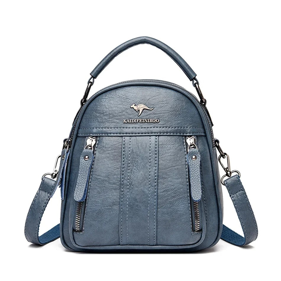 sac a dos femme couleur bleu lac