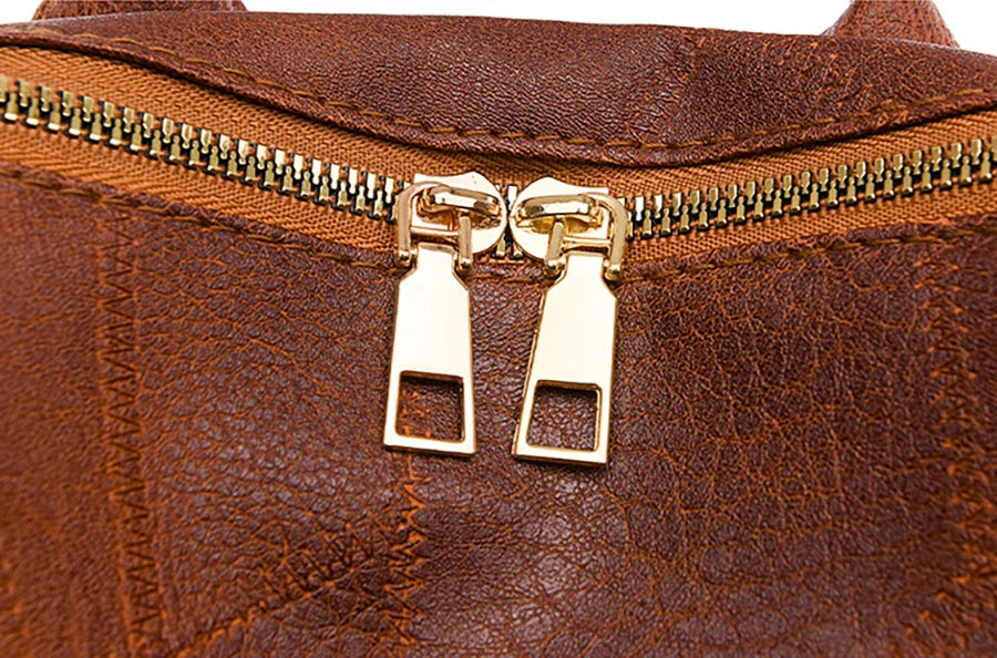 sac a dos femme vue double zip