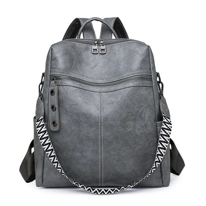 sac a dos femme gris