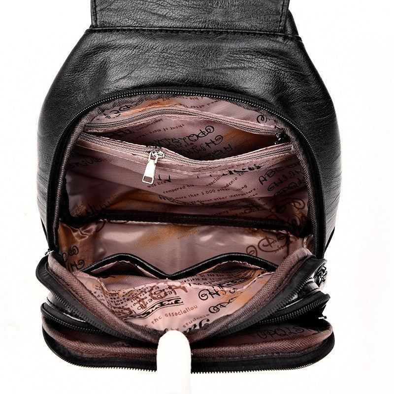 sac a dos femme vue de l interieur