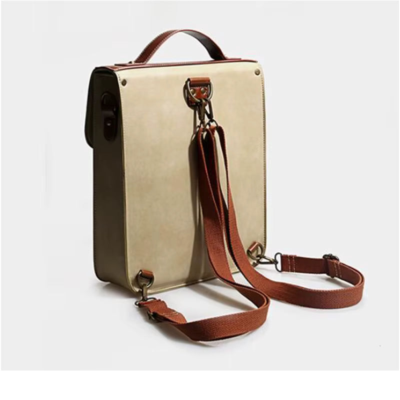 sac a dos femme kaki vue arriere