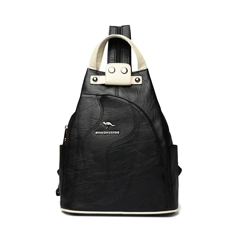 sac a dos femme noir et kaki