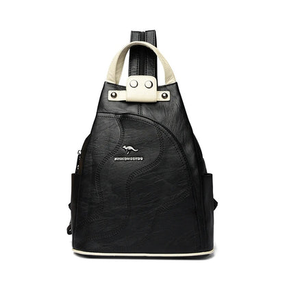 sac a dos femme noir et kaki