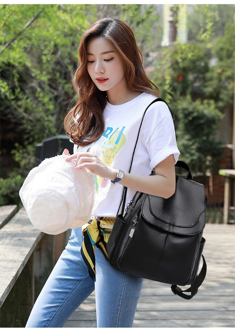 sac a dos femme noir porte sur epaule