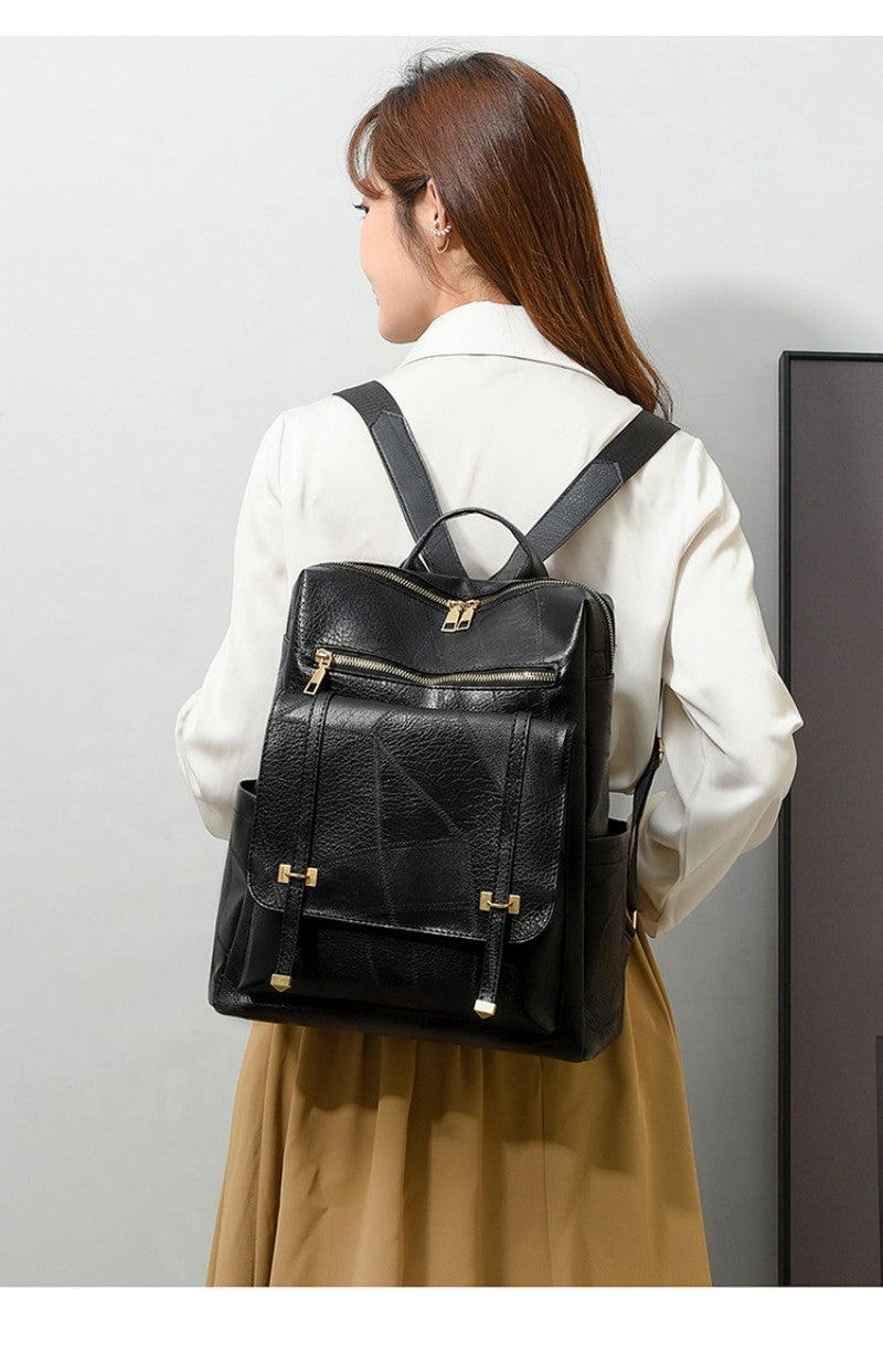 sac a dos femme noir porte