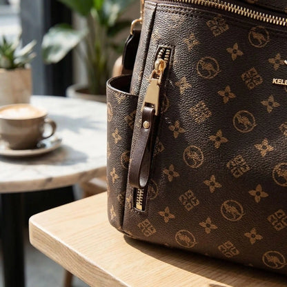 sac a dos femme poche cote zippee cote