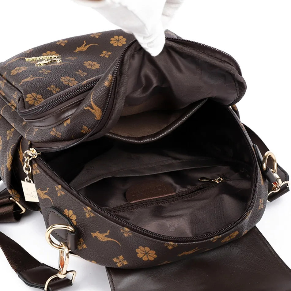 sac a dos femme poches interieures