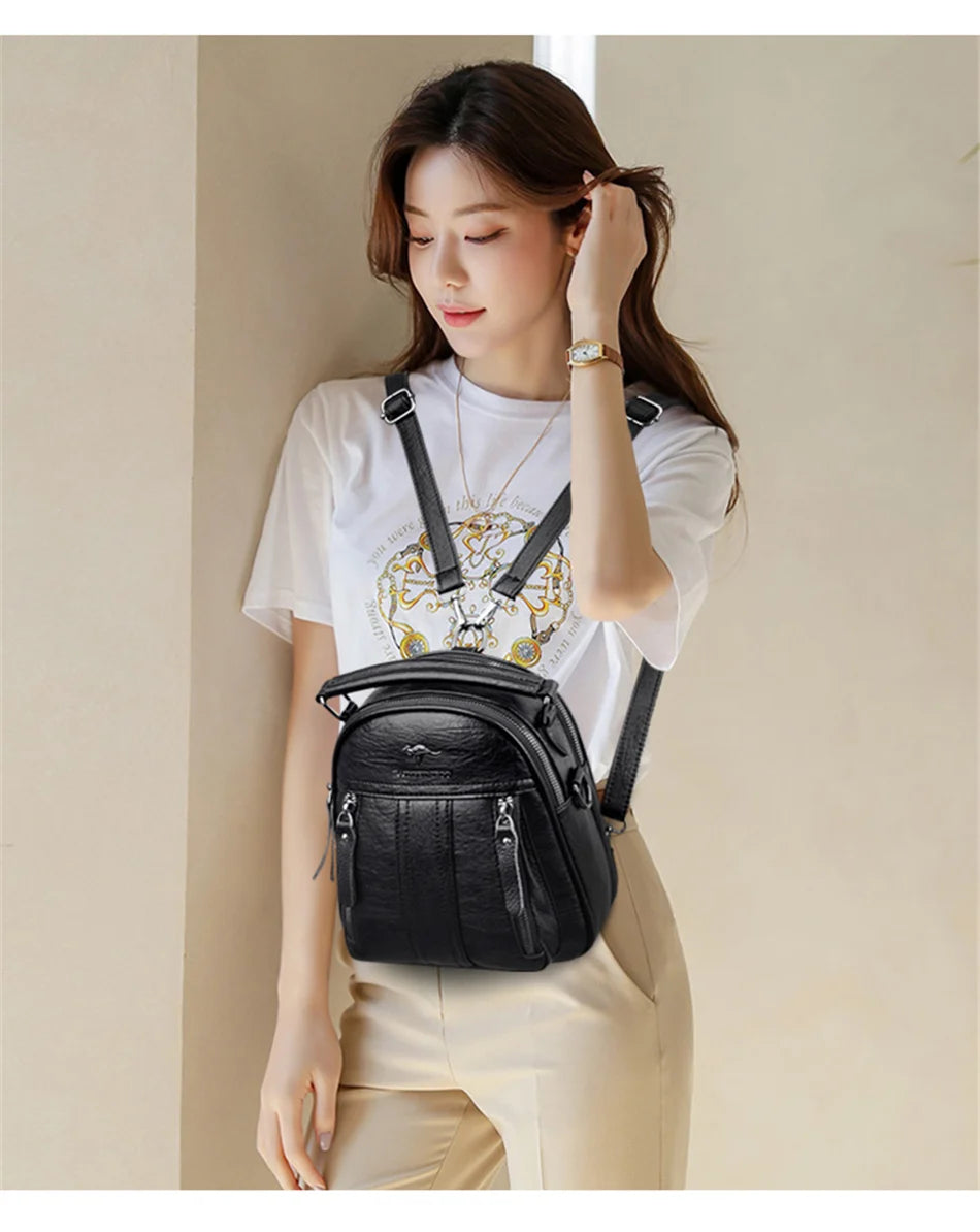 sac a dos femme porte en avant