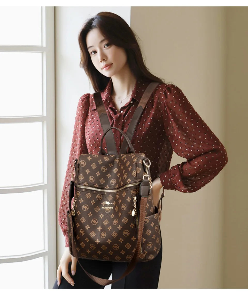 sac a dos femme porte en avant