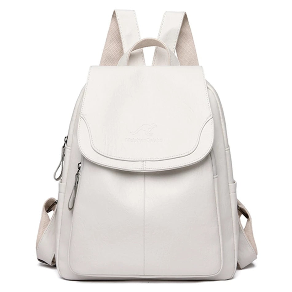 sac a dos femme blanc pur