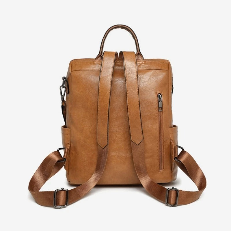 sac a dos femme retro vue de derriere