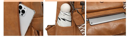sac a dos femme retro multi poches