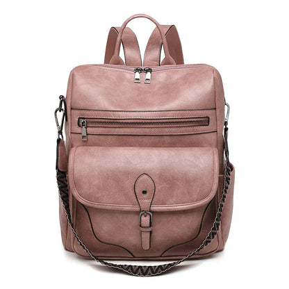 sac a dos femme retro rose