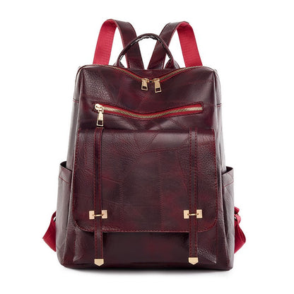 sac a dos femme couleur rouge