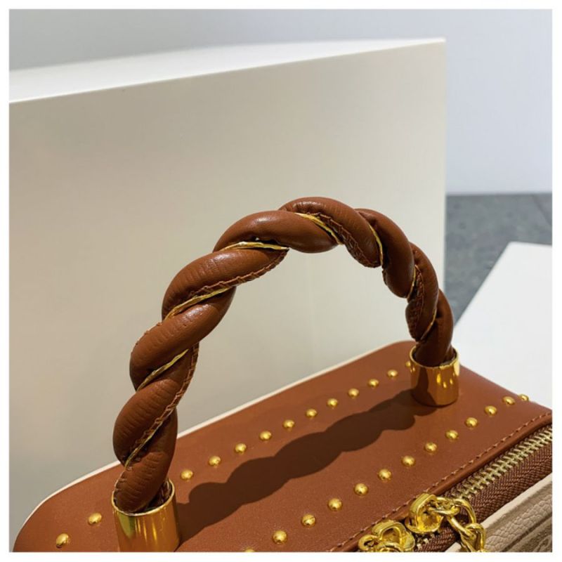 sac bandoulière femme rétro brodé poignee