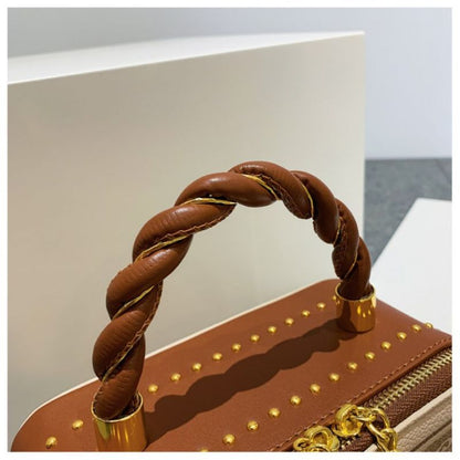 sac bandoulière femme rétro brodé poignee