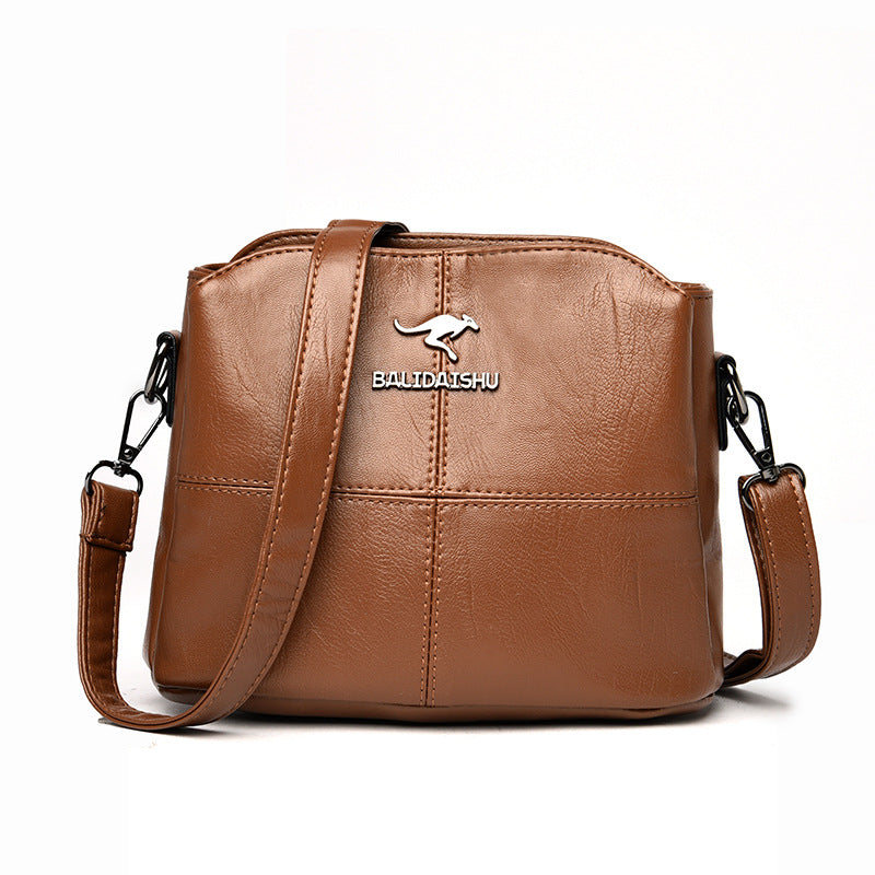 sac bandoulière femme brun