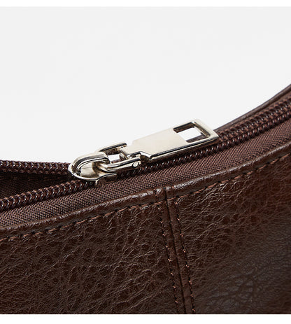 sac bandoulière femme cuir vegan fermeture éclair