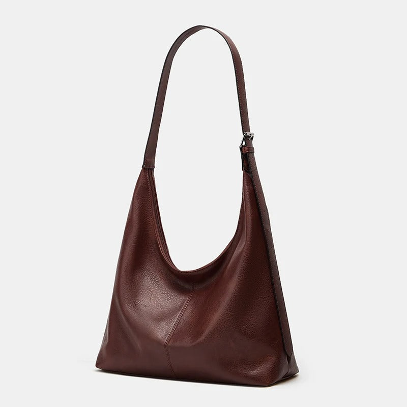 sac bandouloière femme cuir vegan rouge vin