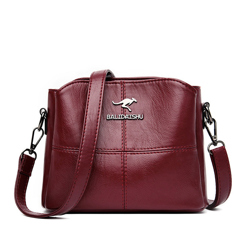sac bandoulière femme rouge vin
